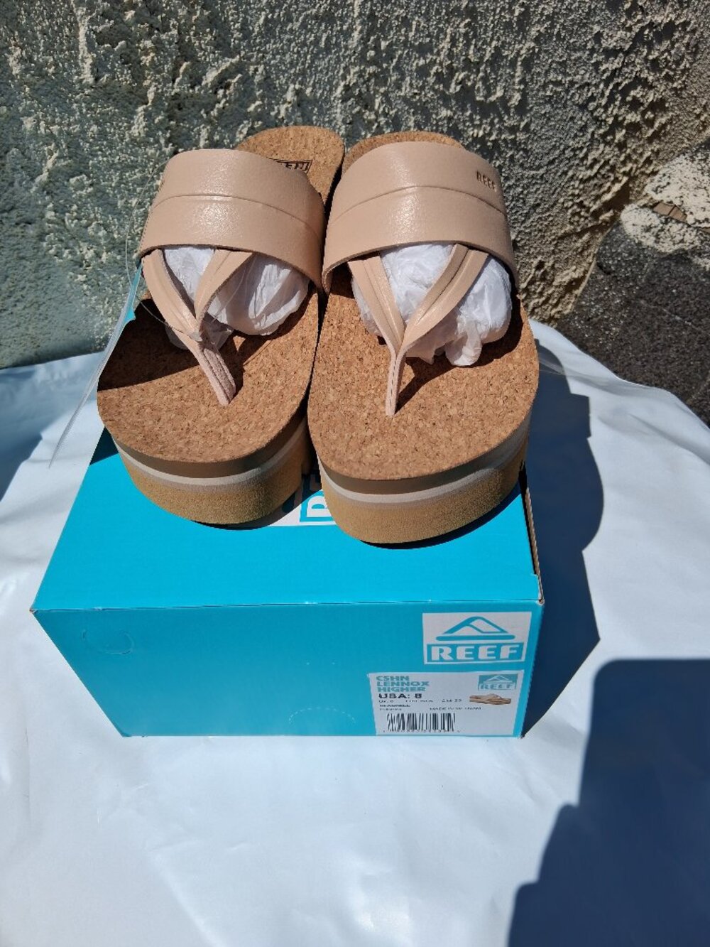 REEF CUSHION LENNOX HIGHER Women’s Seashell Size 8 CJ5823 New in Box